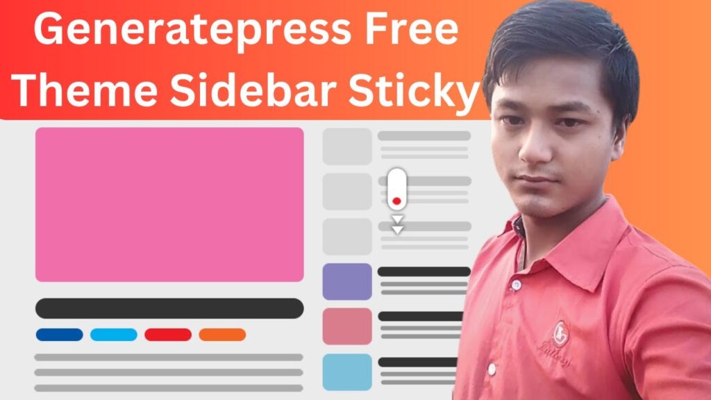 How to Create a Sticky Sidebar Widget in GeneratePress Theme