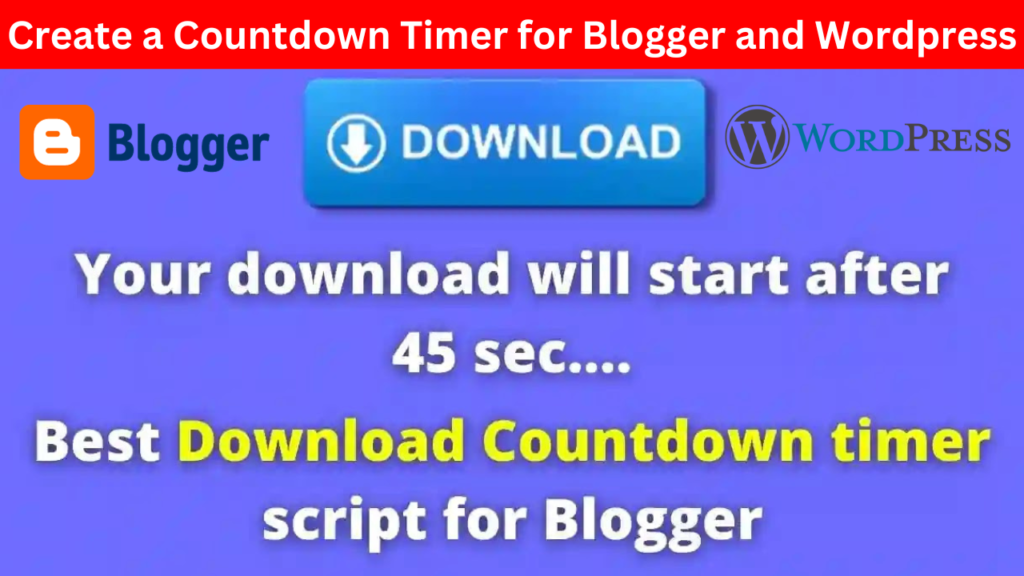 How to Create a Countdown Timer using HTML, Javascript